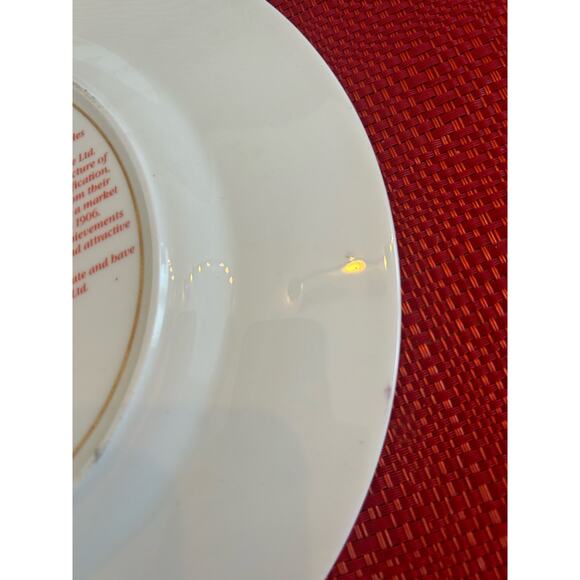 Vintage Rolls Royce 1905 Cars Fine Bone China Plate Windsor Stafforshire England - Picture 6 of 8